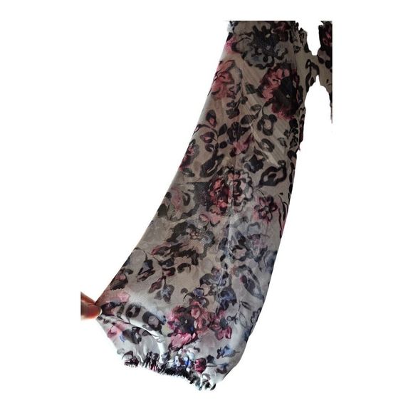 CHAPS Blouse Women's Size XL Multicolor Floral Print Split Neck Popover Top - Picture 5 of 8